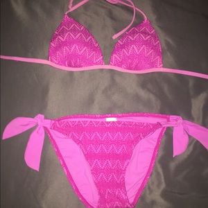 Pink bikini
